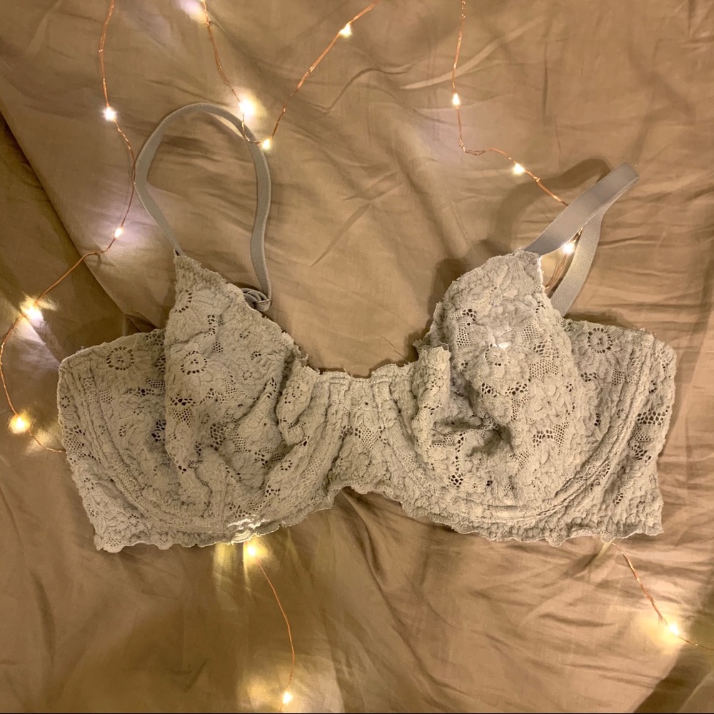 AERIE UNLINED LACE BRA 32DD